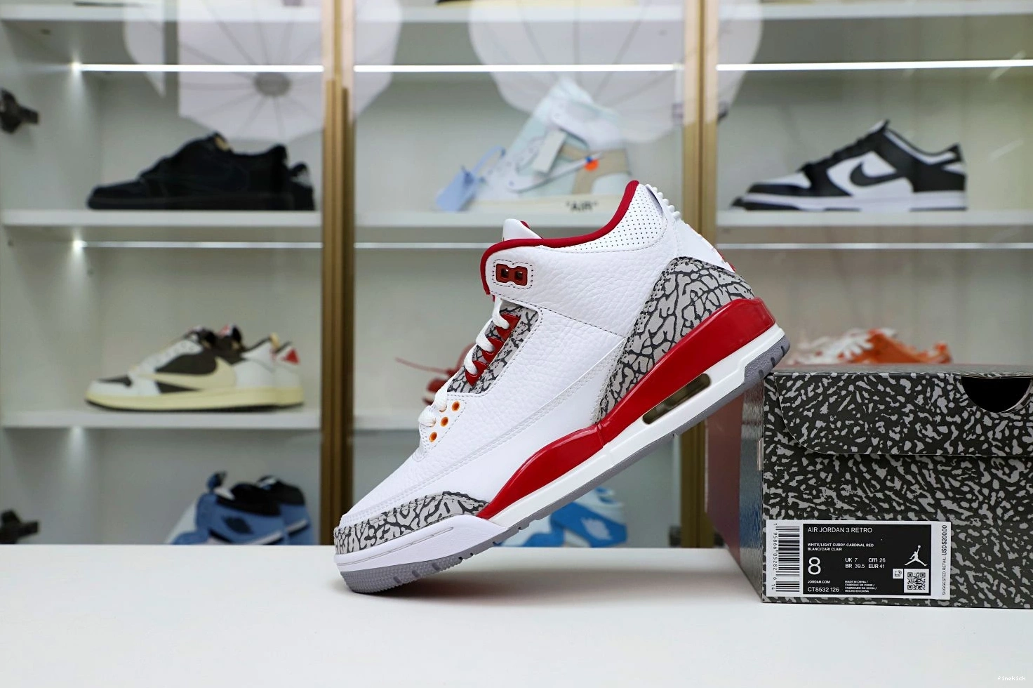 Retro Cardinal Air  Jordan Red(CT8532-126） 3 0301